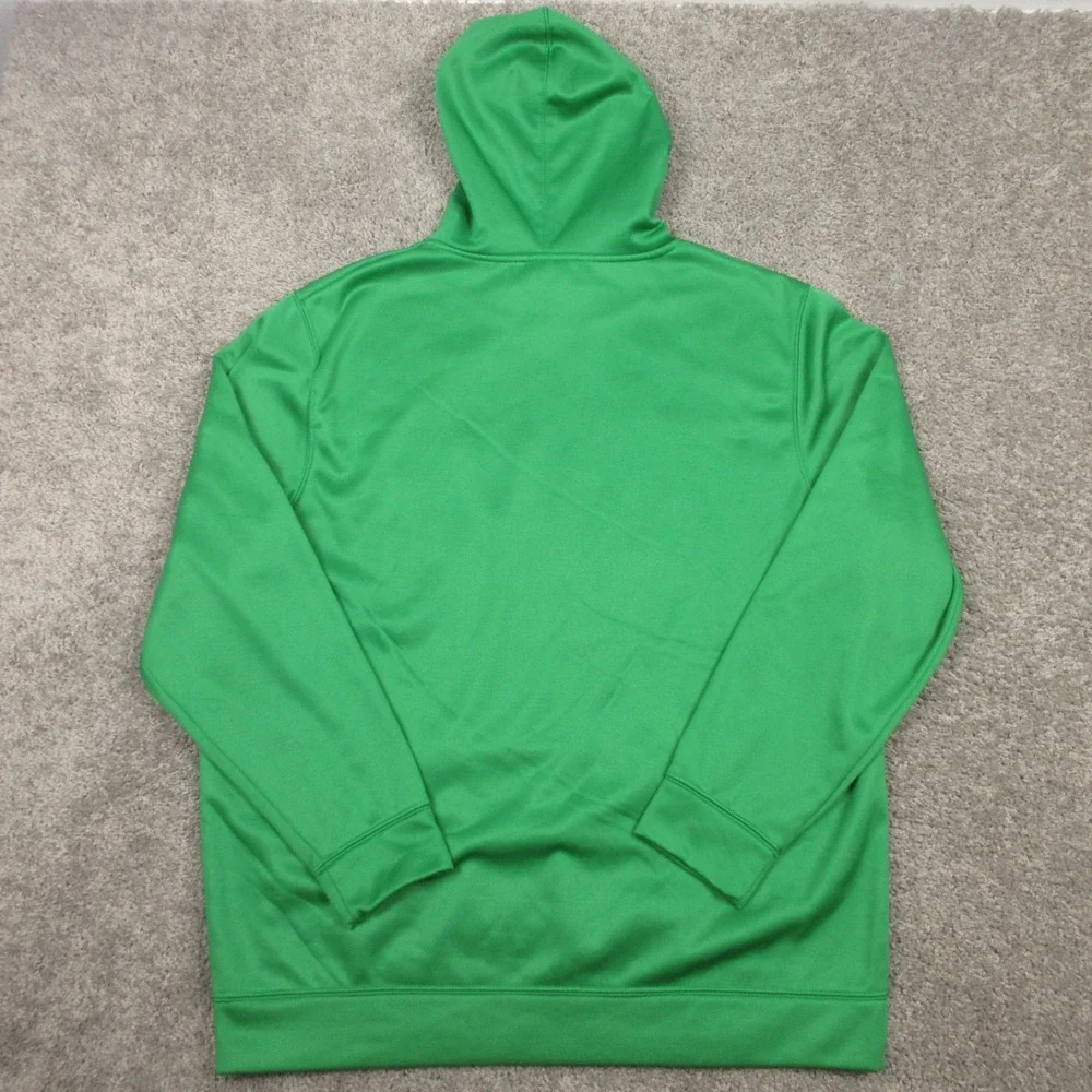 Notre Dame Fighting Irish Sweater Mens 2XL‎ Green Hoodie Sweatshirt Leprechaun